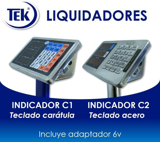 Indicador de Peso en Acero I01-I32 Marca TEK