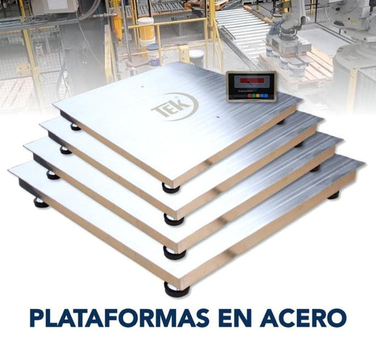 Plataforma Bajo Perfil Acero Inox | 1t, 3t y 5t